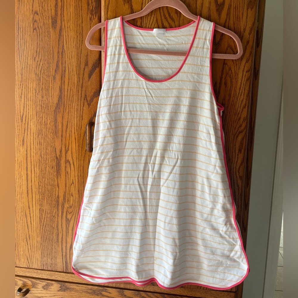 LAKE Pima Cotton Striped Gown